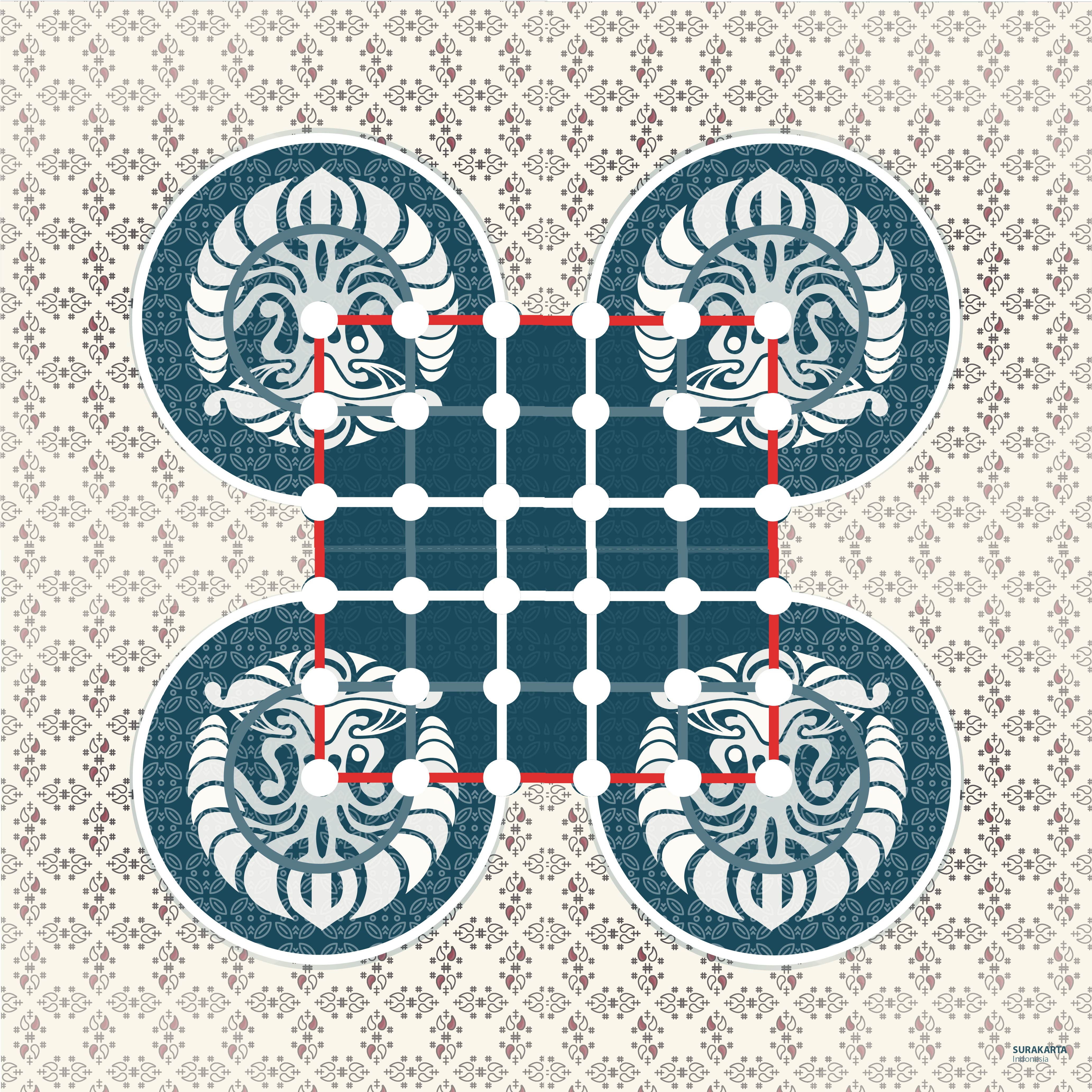 Surakarta game board