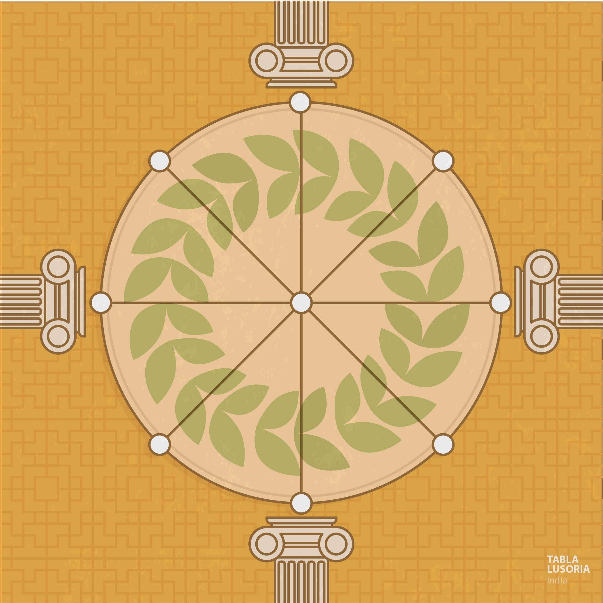 Tabla Lusoria board game